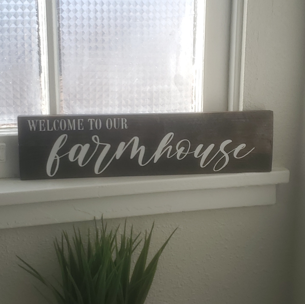 Wood Farmhouse Sign
